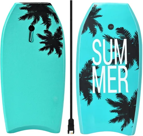 Miniatura 11 de IRONMAX - Tabla de surf ligera de 37/41 pulgadas con correa de muñeca, núcleo de EPS, cubierta XPE y parte inferior lisa de polietileno de alta