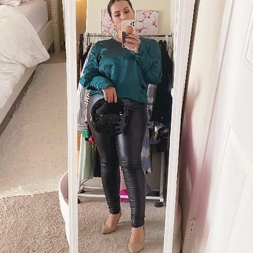 Miniatura 5 de ELDA Bolso de mano anudado para mujer, bolso de mano de moda, bolso de mano de charol, bolso de nube hecho a mano