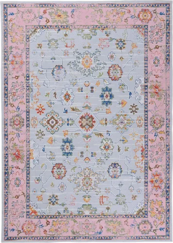 Miniatura 339 de GLN Rugs Traditional Collection - Alfombra de felpilla lavable a máquina, tradicional lavable, antideslizante, alfombra de felpilla de pelo corto
