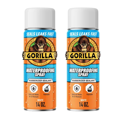 Miniatura 14 de Gorilla Aerosol blanco impermeable para parchar y sellar Transparente