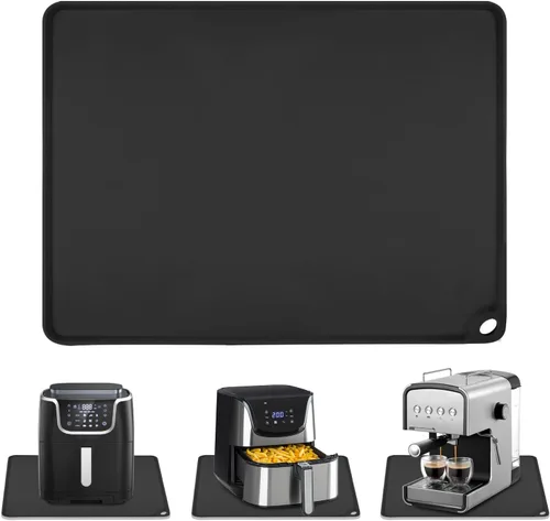 Miniatura 24 de Tapete de silicona extra grande para encimera de cocina, 36 x 24 pulgadas, tapete de silicona para mesa de resina, tapete resistente al calor