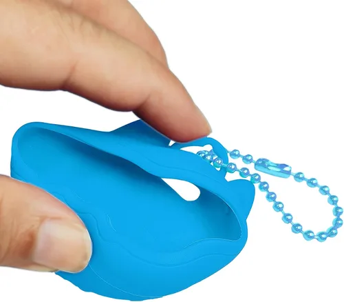 Miniatura 5 de Tamagotchi Uni Interactive Virtual Pet, protector de pantalla para Tamagotchi Uni Pet Band Accesorios (cubierta de silicona) (azul)