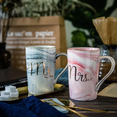 Miniatura 8 de Jumway Tazas de Café Mr and Mrs – Regalos de Boda para Novia y Novio – Regalos para Despedida de Soltera, Compromiso, Boda y Aniversario de Parejas