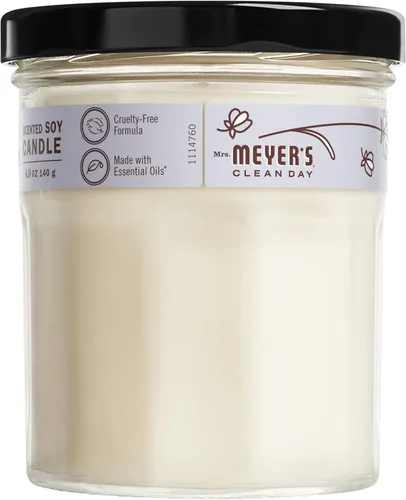 Miniatura 18 de Mrs. Meyer's Vela aromática de soja para aromaterapia, 35 horas de tiempo de combustión, hecha con cera de soja y aceites esenciales, edición