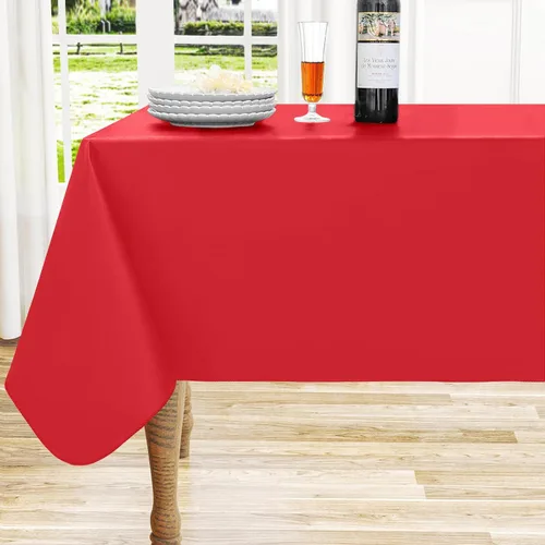 Miniatura 25 de homing - Mantel cuadrado de vinilo, mantel de plástico impermeable y a prueba de derrames con respaldo de franela, cubierta de mesa fácil de limpiar