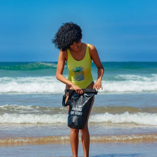 Miniatura 7 de Fisura Waterproof Dry Bag 5 Litres Blue Dry Bag with Roll Up Closure and Shoulder Strap. 29 x 41.5 cm