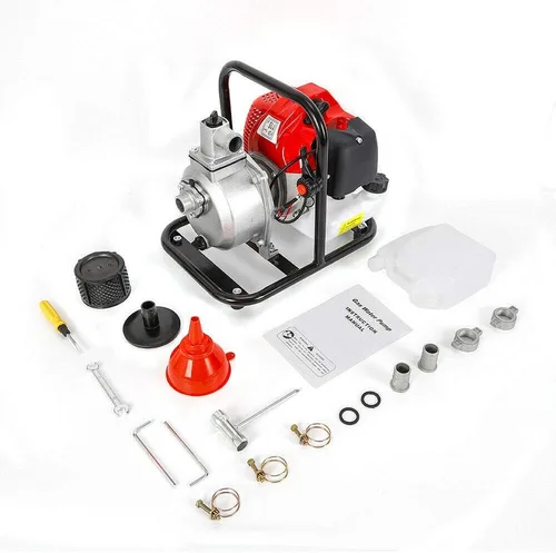 Miniatura 2 de Bomba de transferencia de agua de gasolina 43CC Motor de 2 tiempos Bomba de transferencia de agua de alto flujo de gasolina 6500RPM 35 GPM Bomba