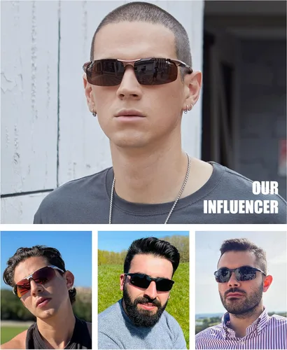 Miniatura 6 de Duco - Gafas de sol deportivas polarizadas para hombre con protección UV 8177s