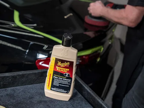 Miniatura 2 de Meguiar's Limpiador de corte fino Mirror Glaze, compuesto de pulido, removedor de arañazos sin remolinos para pulir la pintura del automóvil; uso