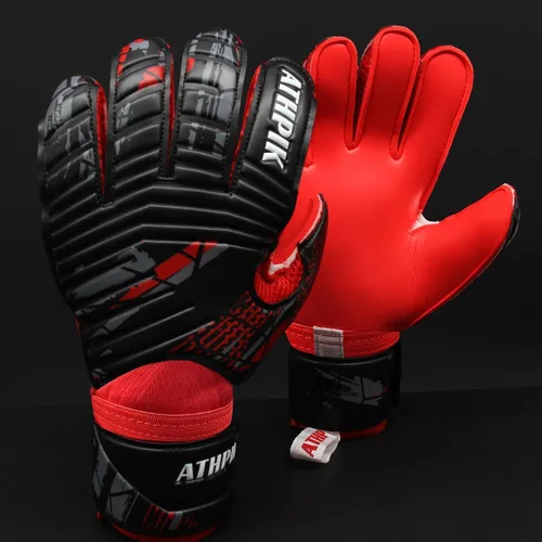 Miniatura 6 de Guantes de portero con protección de dedos profesionales, agarre fuerte para los salvamentos más duros, protección para prevenir lesiones
