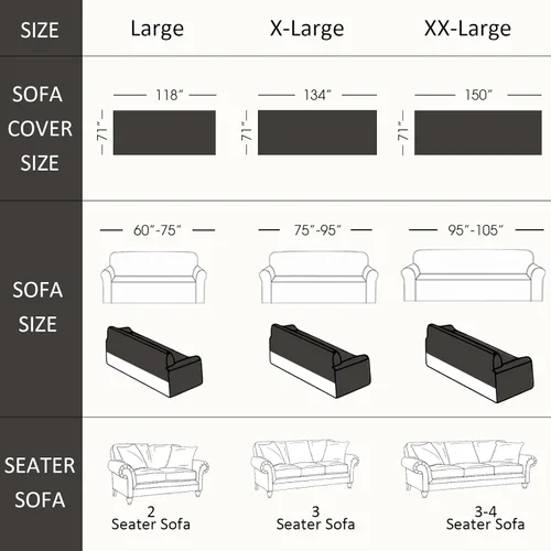 Miniatura 5 de VClife Fundas de sofá bohemio de felpilla para sofá seccional, fundas de sofá suaves y antideslizantes para sofá de 2 cojines, protector de muebles