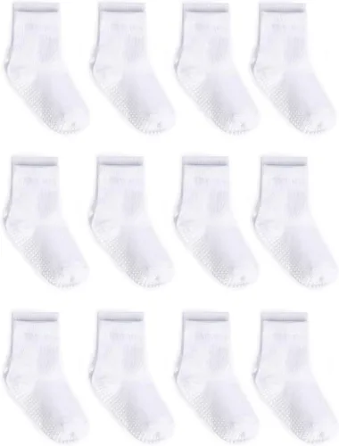 Miniatura 27 de Zaples - Calcetines con suela antideslizante y altura media para bebés, niños y niñas Negro