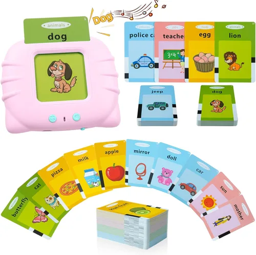 Miniatura 17 de Tarjetas didácticas parlantes QuTZ ABC para niños pequeños de 2 a 4 años, juguetes para autismo, juguetes de terapia del habla, tarjetas educativas