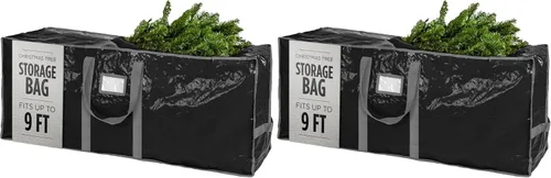Miniatura 10 de Bolsa de almacenamiento para árbol artificial de Navidad, de gran capacidad Rojo