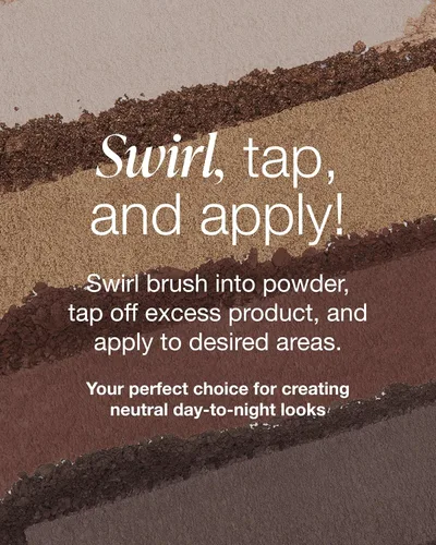 Miniatura 6 de Mineral Fusion Paleta de sombras de ojos Maquillaje vegano con acabados mate, satinado y brillante Fórmula natural y ligera (Coffee Break)