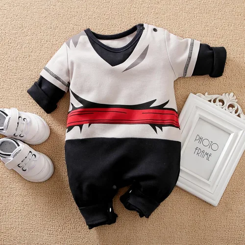 Miniatura 2 de RELABTABY Lindo mameluco de anime para recién nacido para Halloween cosplay ropa