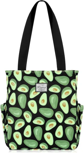 KAMO - Bolsa de viaje con diseño floral, impermeable, ligera, para senderismo, yoga, gimnasio, natación, viajes, playa