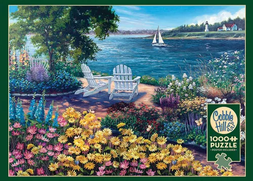 Miniatura 2 de Cobble Hill - Rompecabezas de 1000 piezas, orilla del mar, póster de muestra incluido