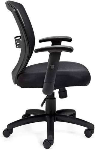Miniatura 4 de GOF Silla ergonómica de escritorio de oficina trasera de malla, asiento de tareas para conferencias, gestión, oficina en casa, diseño cómodo