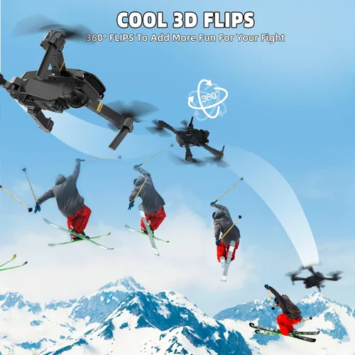 Miniatura 7 de Drones with Camera for Adults 4K 1080P, Mini Drone with Camera Foldable Drones for Adults, Altitude Hold, One Key Take Off/Land, 3D Flip, 3 Speed