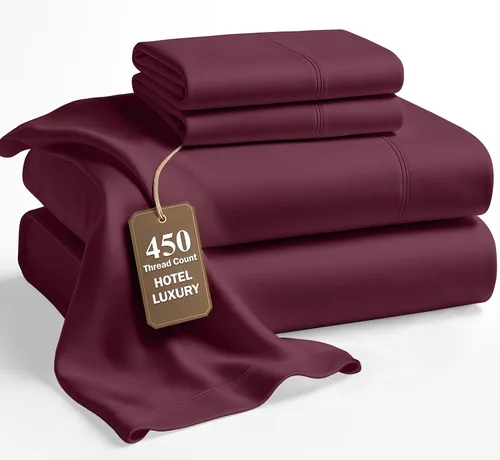 Miniatura 21 de LANE LINEN - Sábanas tamaño Split King para cama ajustable, 450 hilos, 100% algodón, 2 sábanas bajeras individuales XL, con bolsillo profundo, 05
