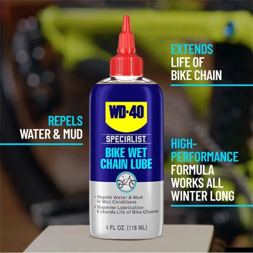 Miniatura 2 de WD-40 Bike - Lubricante para bicicletas de todas las condiciones, limpiador para bicicletas, desengrasante, lubricante seco y húmedo