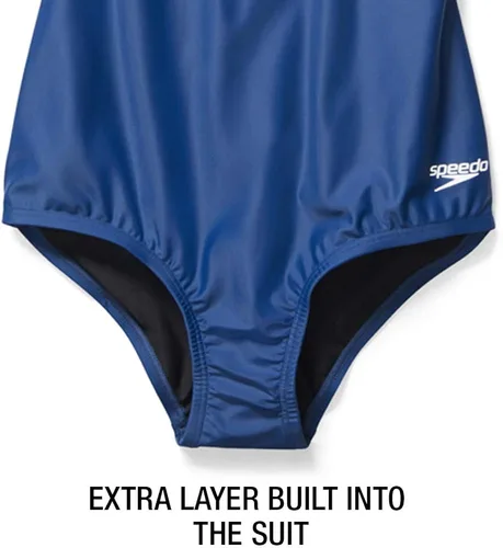 Miniatura 4 de Speedo PowerFlex Ultraback - Traje de baño liso de una pieza para mujer
