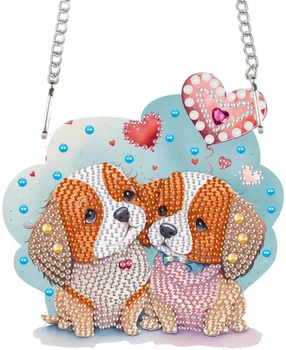 Miniatura 12 de AiYuanzsh Animal Parrot DIY Kits de Pintura de Arte de Diamante de Acrílico Colgante Pendientes de Arte de Diamante de Rinstone Especialmente Búho