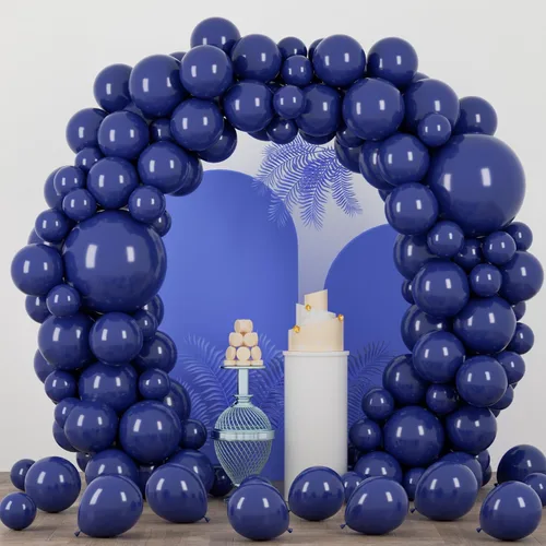Miniatura 174 de Voircoloria - Globos azul bebé claro, paquete de 66 globos de 12 pulgadas de látex para fiestas para niños y niñas, para cumpleaños, baby shower, 16
