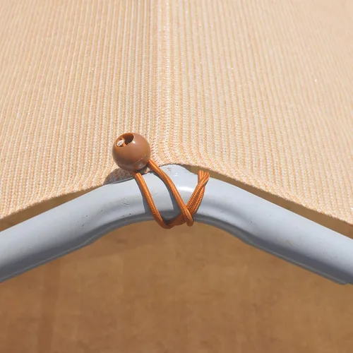 Miniatura 3 de Cuerdas elásticas para toldo, 8 pulgadas, 6 piezas (2, beige)