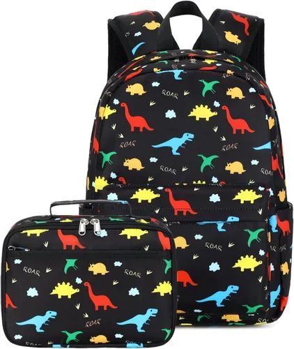 Miniatura 69 de CAMTOP - Conjunto de mochila y lonchera con estampados divertidos para niños de preescolar y primaria), Y0058-2