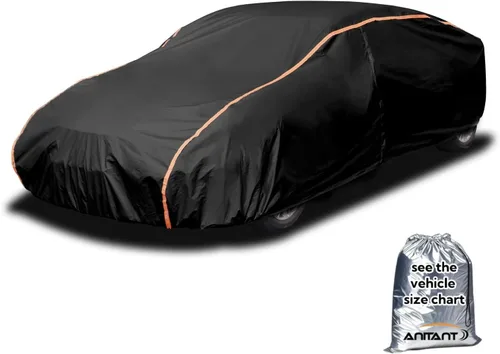Miniatura 16 de Cubierta impermeable para todo tipo de clima para la nieve del coche Hatchback, lonas de coche Tamaño como: Golf GTI, VW Beetle Interior Algodón
