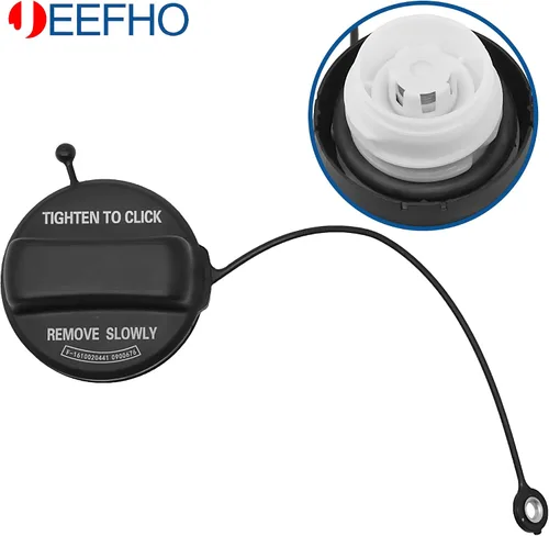 Miniatura 2 de Tapa de combustible 17670-SHJ-A31, tapa de gasolina para Honda Acura - Accord 2005-2007, Odyssey 2005-2010, TL TSX 2006-2008, Pilot 2005-2008
