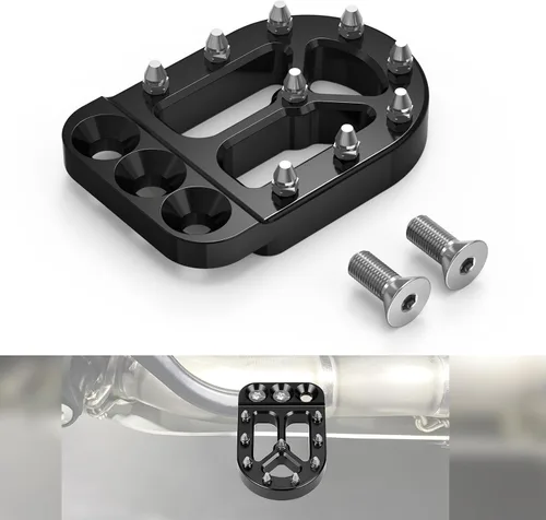 NICECNC Extensor de palanca de pedal de freno negro compatible con 390 Adventure 2020 2021 2022 2023, 690 Enduro R 2008-2023, compatible con GasGas