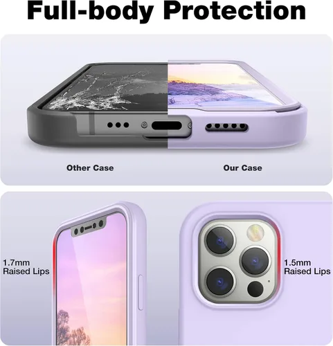 Miniatura 7 de Dracool Funda mejorada para iPhone 12/12 Pro con protector de pantalla a prueba de golpes, protección contra caídas, antiarañazos, suave forro
