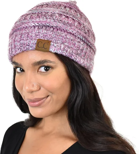 Miniatura 292 de C.C Trendy Warm Chunky Soft Stretch Cable Knit Beanie