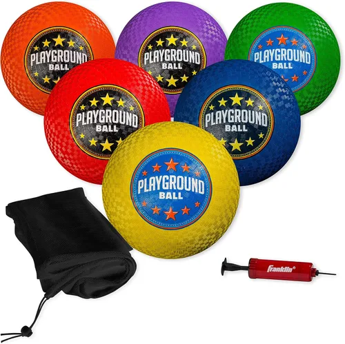 Miniatura 9 de Franklin Sports Pelotas de Patio de Juegos para Niños - Pelotas de Goma para Patear + Pelotas de Patio de Juegos para Niños - Ideales