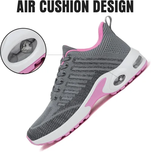 Miniatura 2 de Mishansha Women's Walking Shoes Lightweight Air Cushion Running Jogging Sneakers