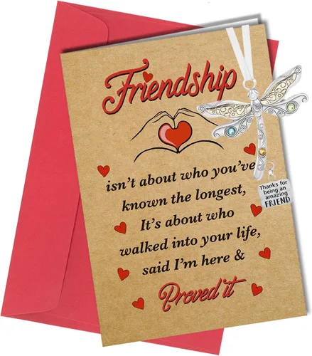Miniatura 3 de Adorno de amigo con texto en inglés "Thank for Being an Amazing Friend" con diseño de libélula, adornos pensados, regalo de amistad, decoración