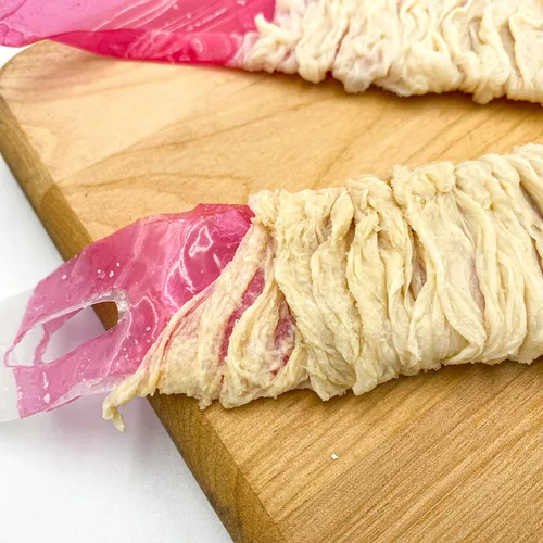 Miniatura 4 de The Sausage Maker® Cubiertas de cerdo de salchicha pre-tubadas, de 29 a 1.260 in, hace 45 libras de carne, cubierta natural comestible de América
