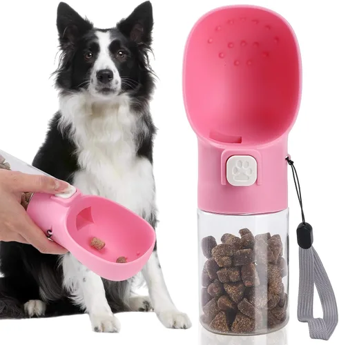 Miniatura 8 de Colorday Dispensador de golosinas de mano para perros, bolsa integrada para clicker y golosinas, comedero de mano para entrenamiento de cachorros