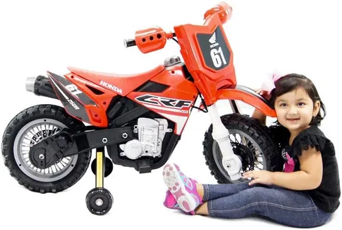 Miniatura 4 de Best Ride on Cars Honda CRF250R Dirt Bike 6V Rojo