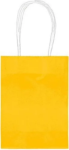Miniatura 9 de Kiwi - Bolsas de papel kraft verde para fiestas, 5 pulgadas, 1 unidad, perfectas para eventos temáticos de colores y regalos