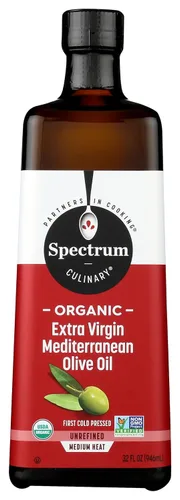 Spectrum Aceite de oliva virgen extra mediterráneo orgánico, 33.8 oz