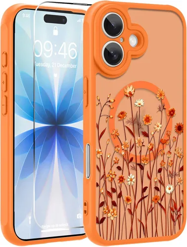 Miniatura 24 de OOK Funda magnética para iPhone 11 [compatible con MagSafe] Funda delgada mate translúcida negra para iPhone 11, funda protectora de lente de Negro