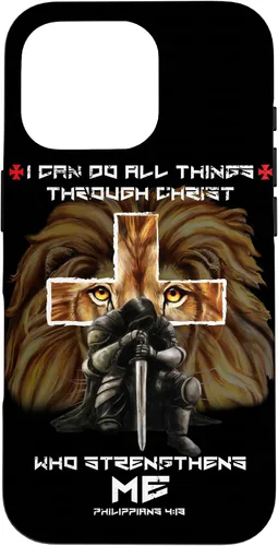 Miniatura 18 de Fundas para iPhone 11 Christian Phone Cases Men Bible Verse Philippians 4:13 Lion Case
