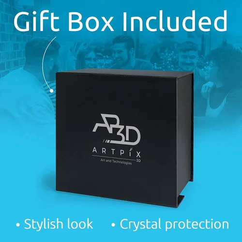 Miniatura 6 de ArtPix - Foto de cristal 3D, regalos personalizados para papá, mujeres, esposa, abuelo, gran regalo personalizado con tu propia foto, grabado en 3D
