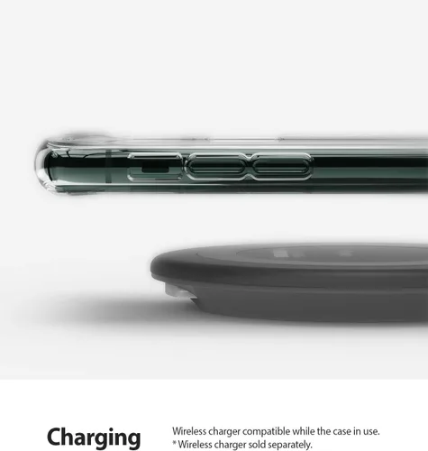 Miniatura 8 de Ringke Fusion - Funda compatible con iPhone 11 Pro, tecnología de alivio de impactos resistente, bisel elevado, transparente