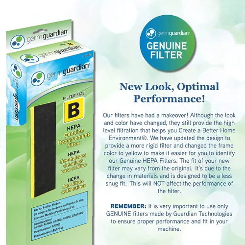 Miniatura 7 de LEVOIT Purificador de aire LV-PUR131 Filtro de repuesto, True HEPA y filtros de carbón activado y Germ Guardian FLT4825 True HEPA Genuine Air