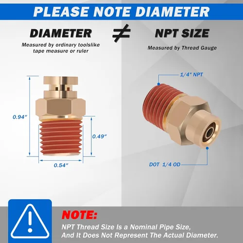 Miniatura 6 de Kit de línea de aire DOT de 1/4 pulgadas para kit de suspensión de bolsa de resorte de aire con accesorios, línea de aire PA DOT de 25 pies